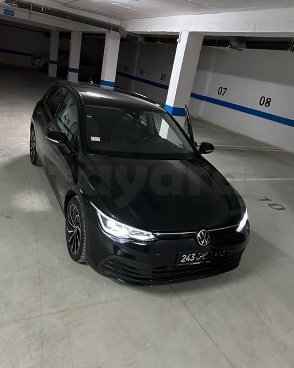 Carte voiture Volkswagen Golf 8