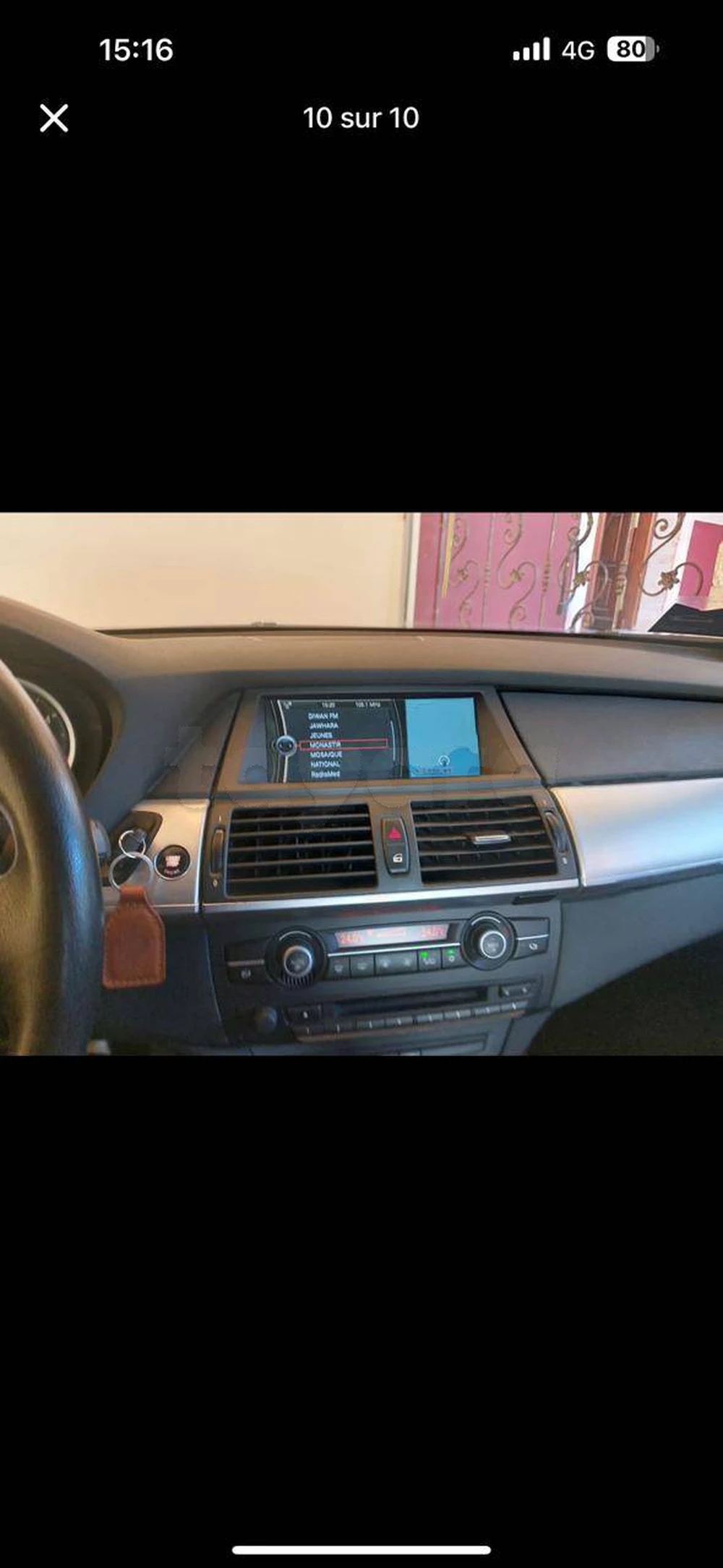 Carte voiture BMW X6