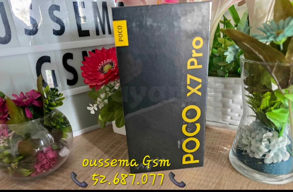 Xiaomi Poco X7 Pro (12/512go) neuf cacheté sous blister 
Tél:52.687.077 📞