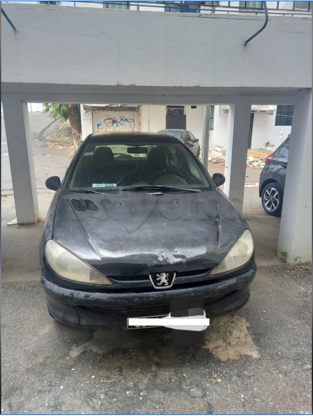 Carte voiture Peugeot 206
