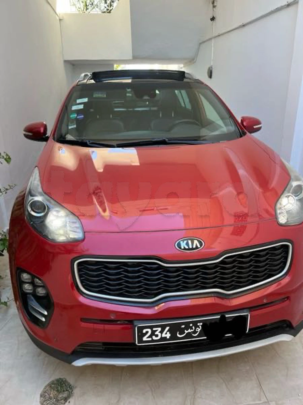 Carte voiture Kia Sportage