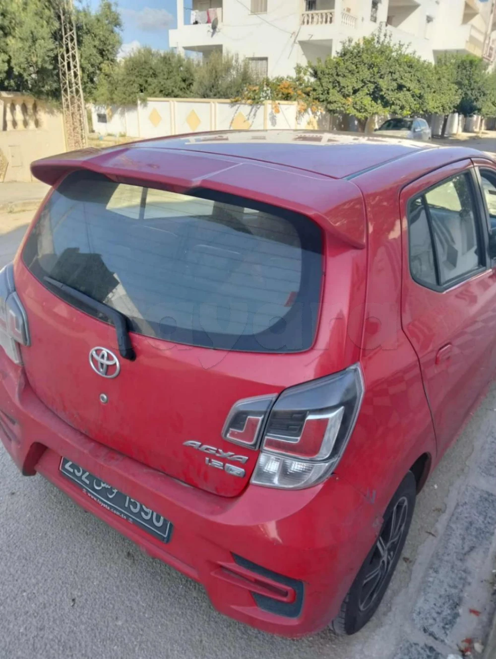 Carte voiture Toyota Aygo