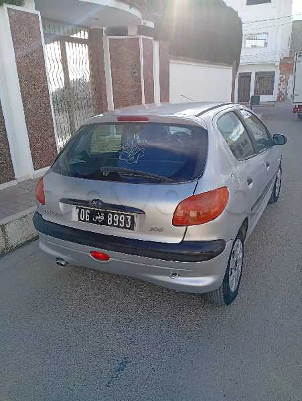 Carte voiture Peugeot 206