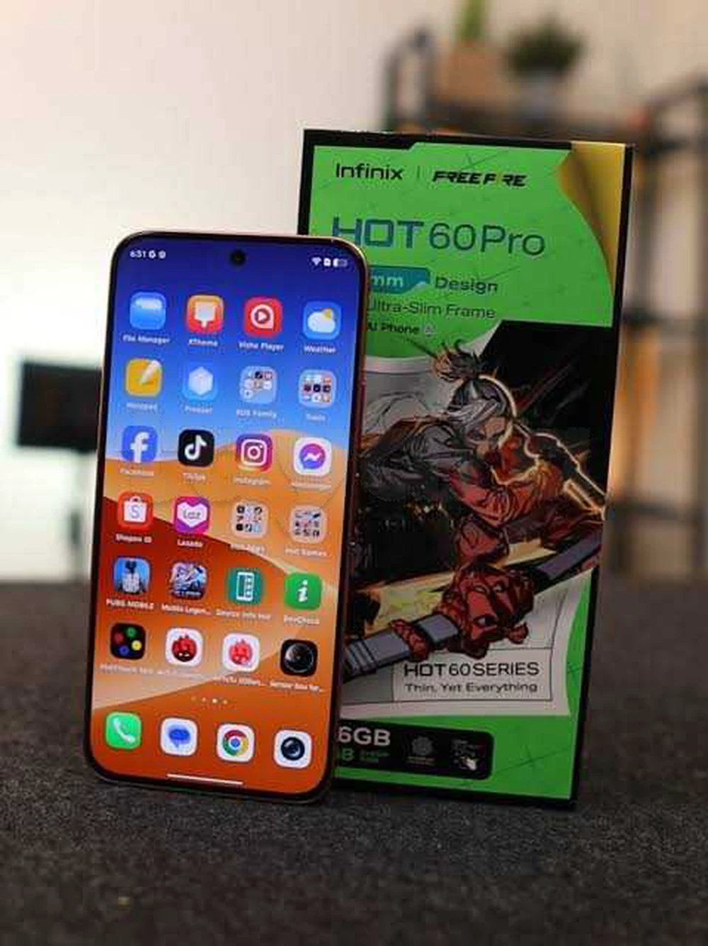Infinix hot 60 pro cacheté validé