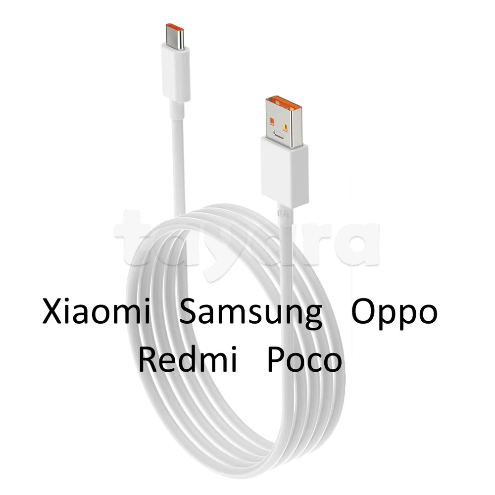 Câble USB Charge rapide Xiaomi Redmi Samsung Oppo iPhone 120w
