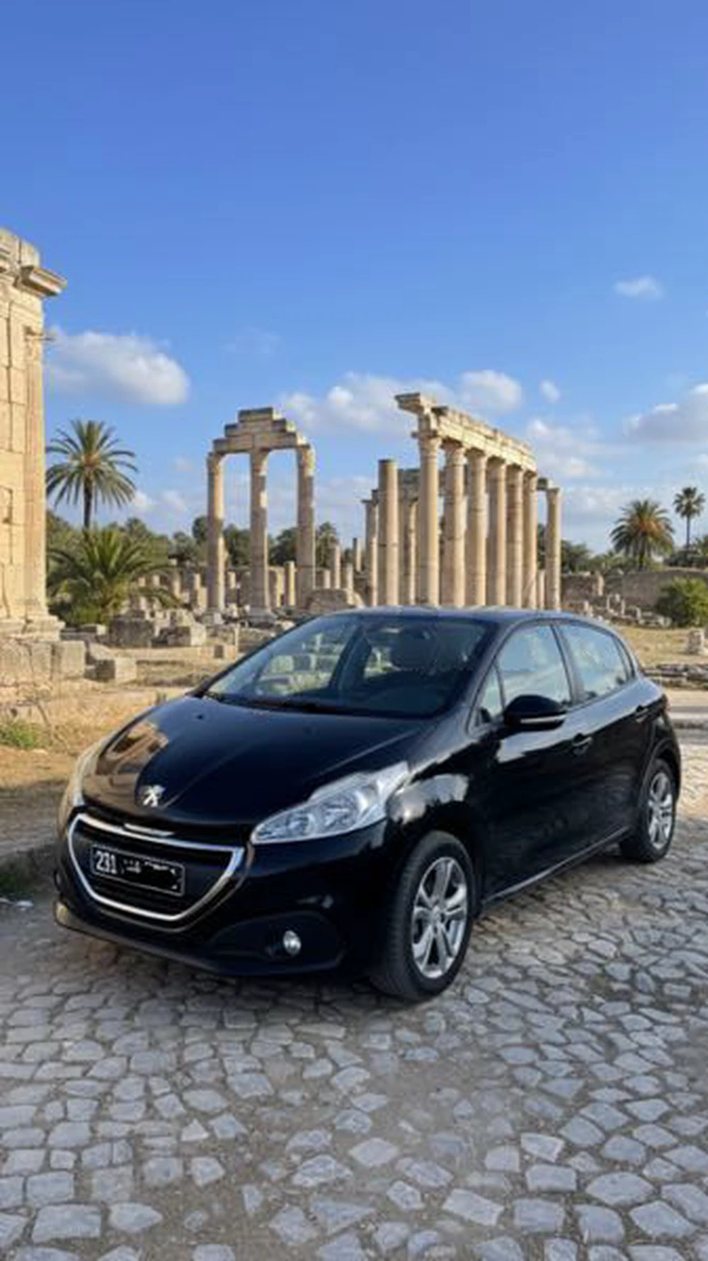 Carte voiture Peugeot 208