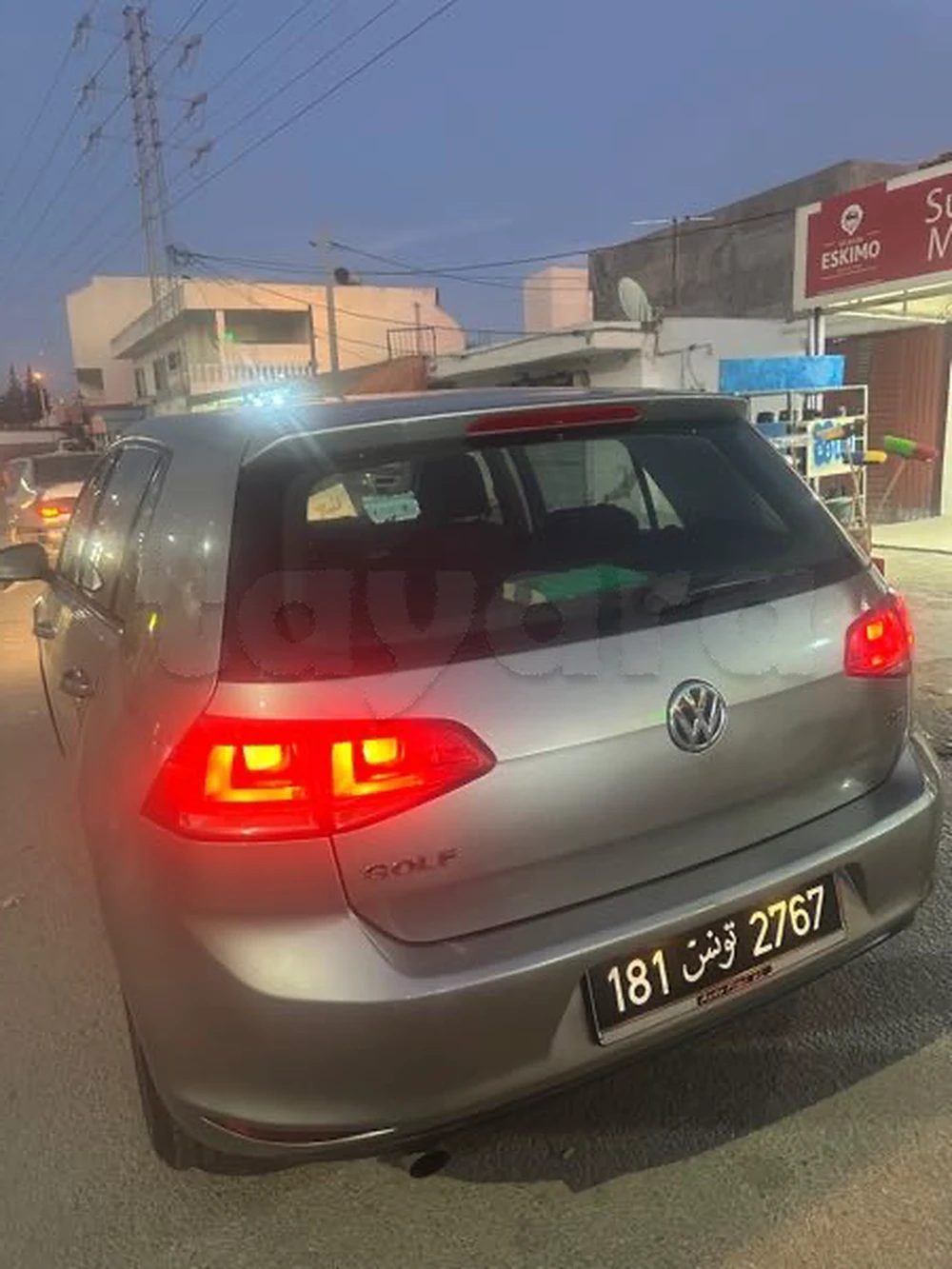 Carte voiture Volkswagen Golf 7