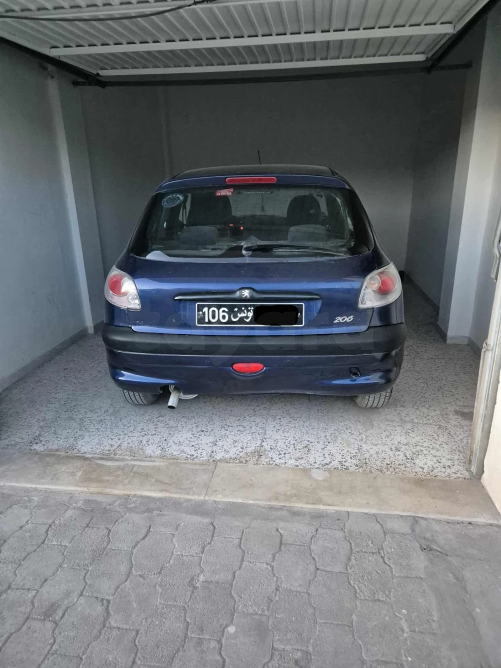 Carte voiture Peugeot 206