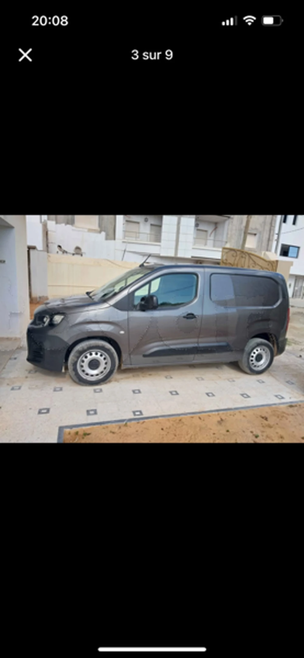 Carte voiture Peugeot Partner