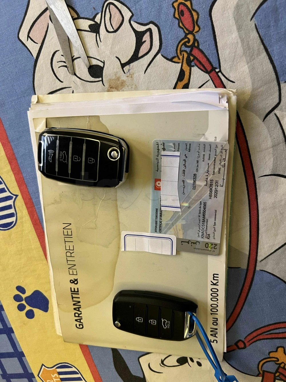 Carte voiture Kia Rio