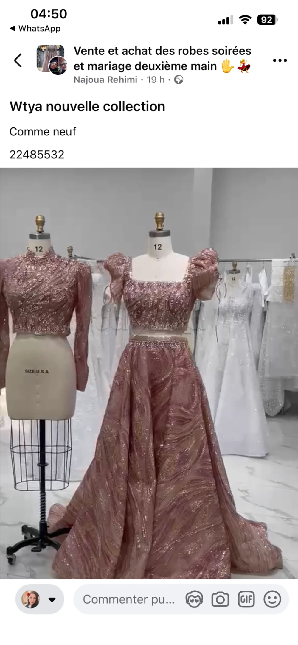 Vendeuse boutique location