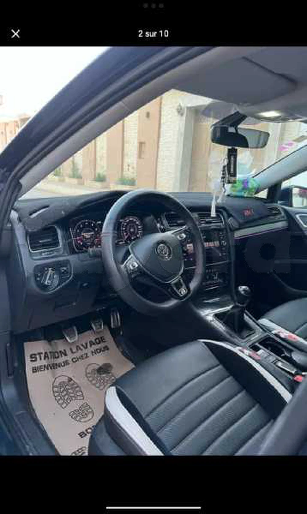 Carte voiture Volkswagen Golf 7