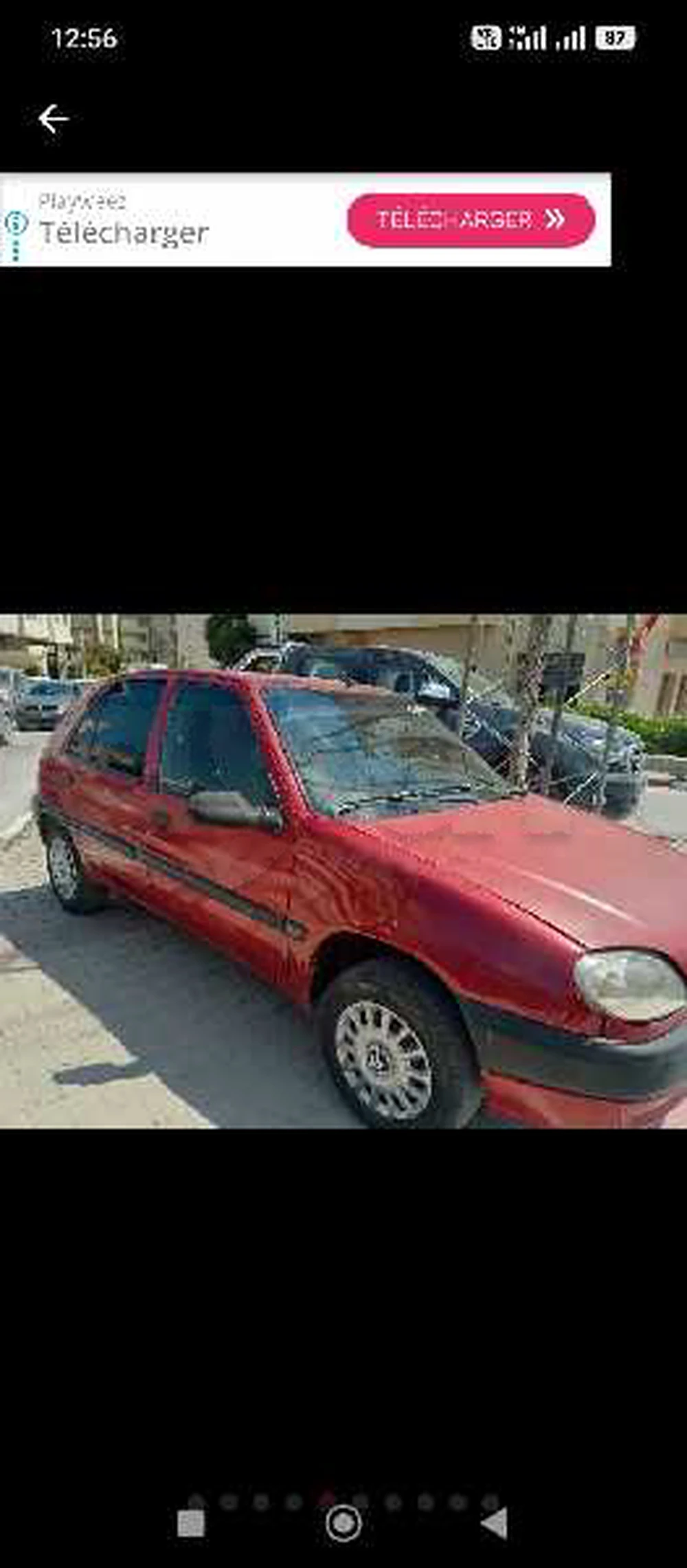 Carte voiture Citroen Saxo