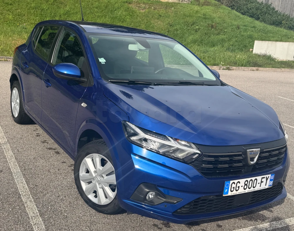 Carte voiture Dacia Sandero