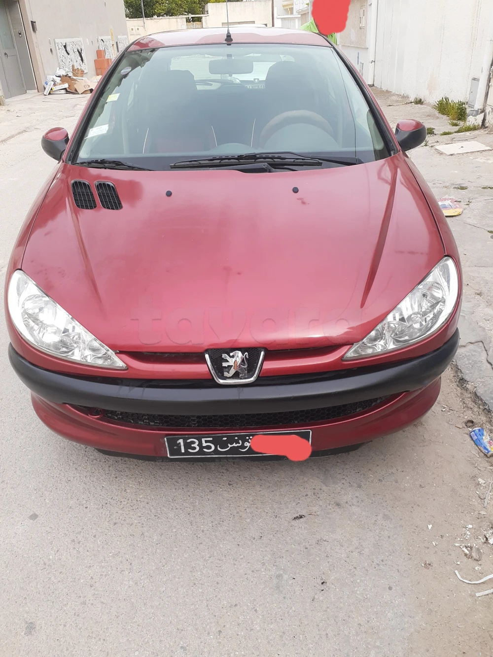 Carte voiture Peugeot 206