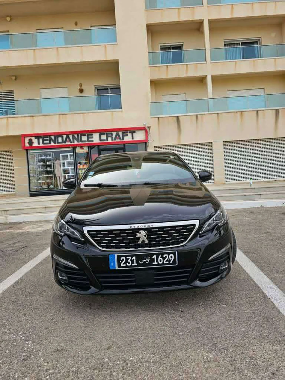 Carte voiture Peugeot 308