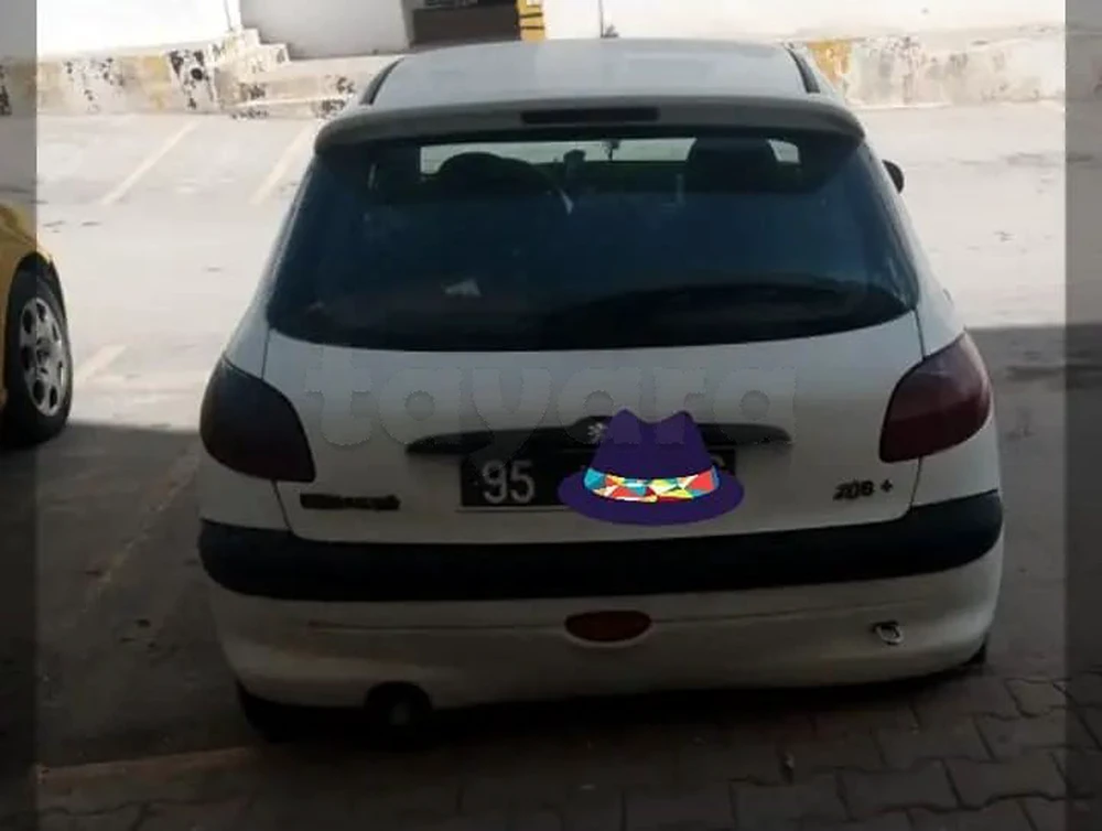 Carte voiture Peugeot 206