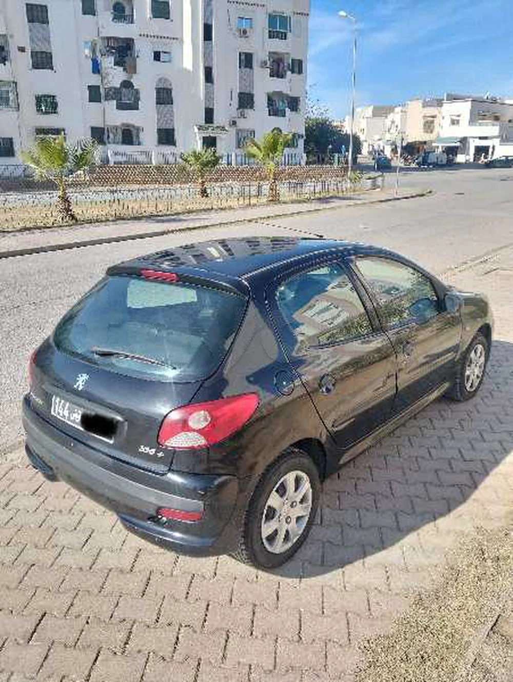 Carte voiture Peugeot 206