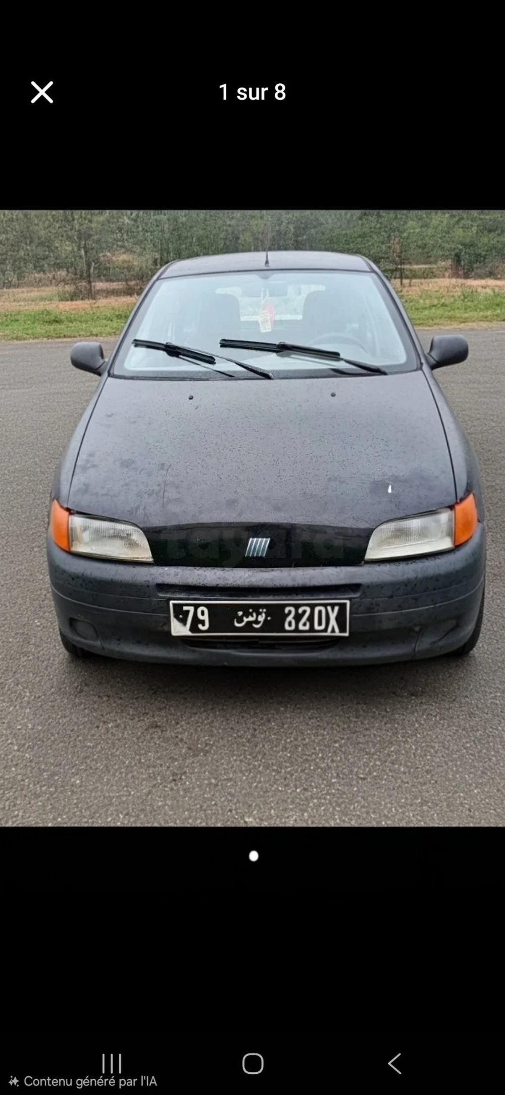 Carte voiture Fiat Punto