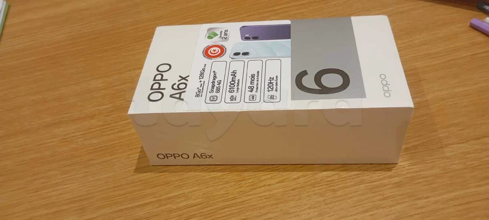 Oppo A6x 4G cacheté min bakouh