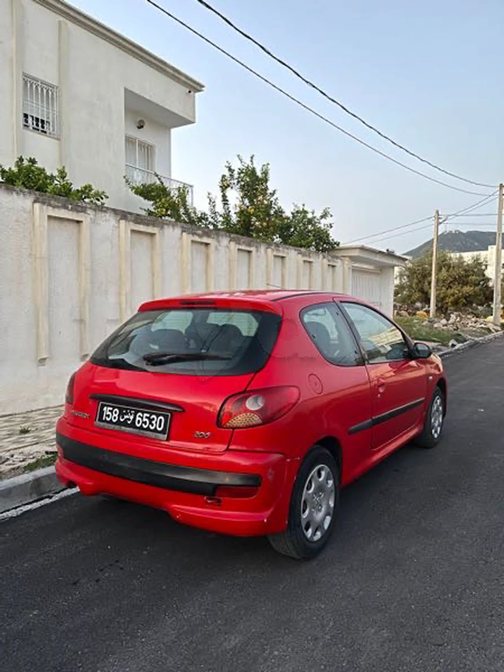 Carte voiture Peugeot 206