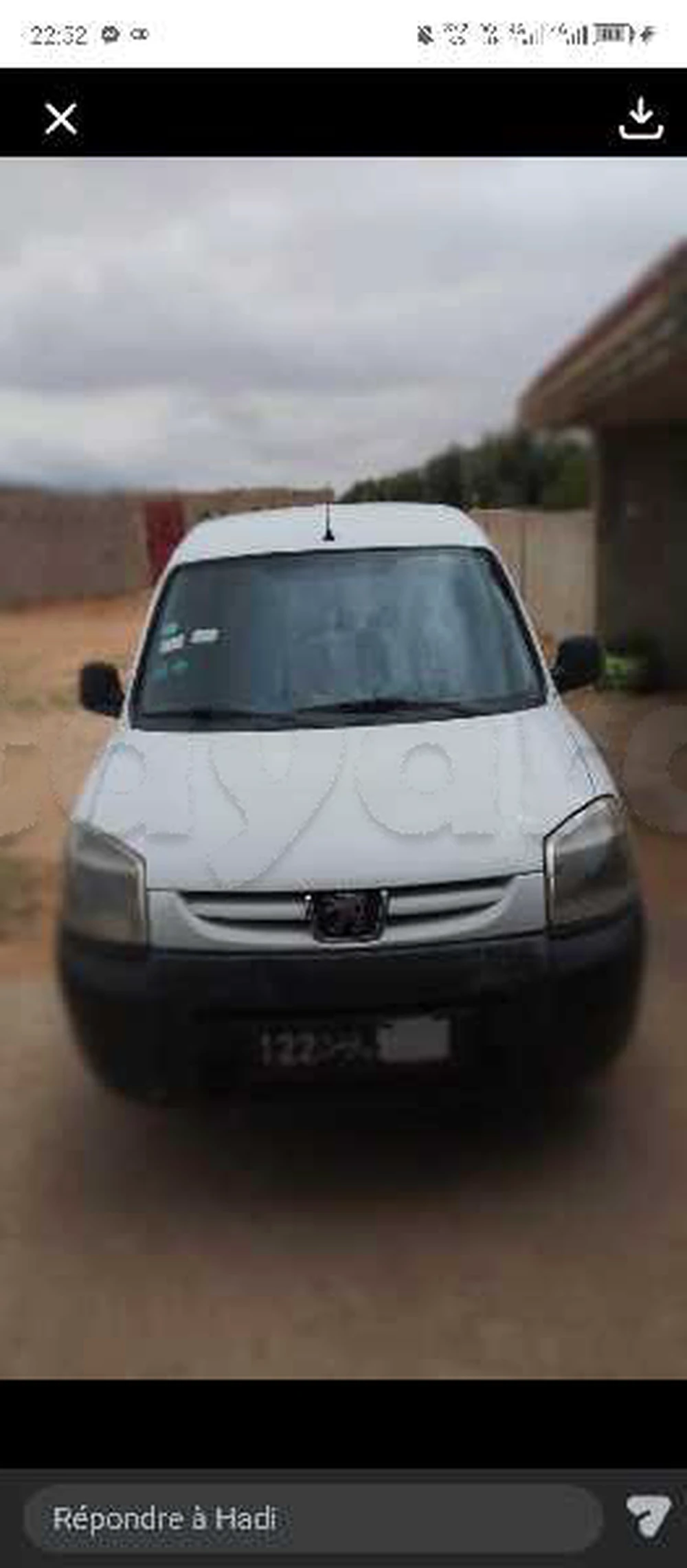 Carte voiture Peugeot Partner