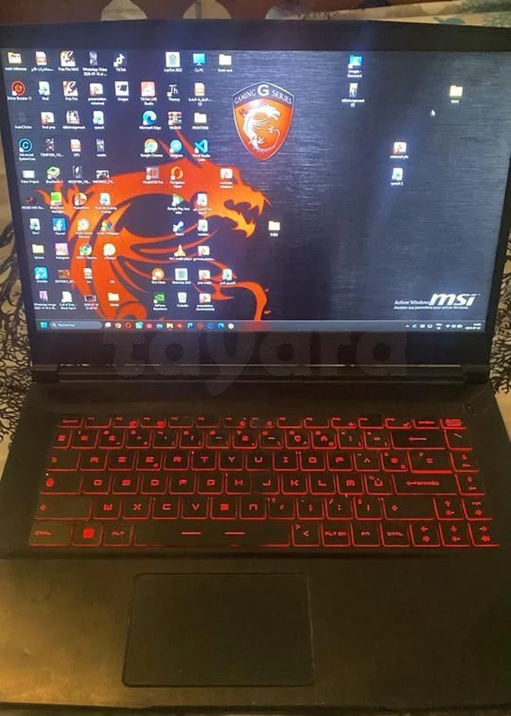 msi 11th Gen Intel(R) Core(TM) i5-11400H @ 2.70GHz (2.69 GHz) ram8
