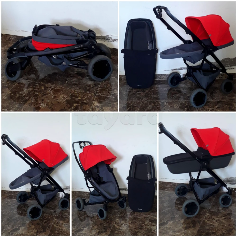 poussette avec landau tt terrain Quiny Zapp Flex Plus importé