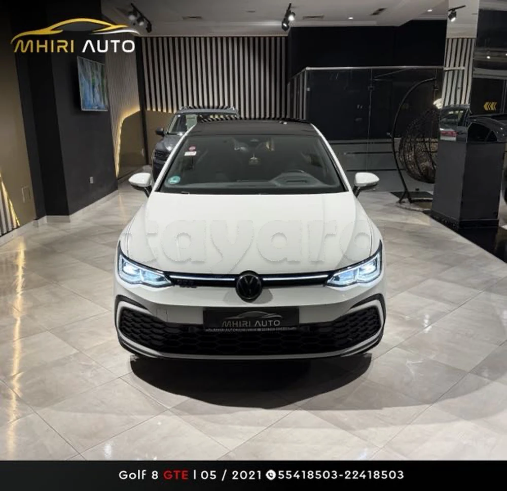 Carte voiture Volkswagen Golf 8