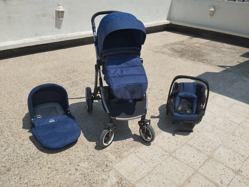 Poussette trio