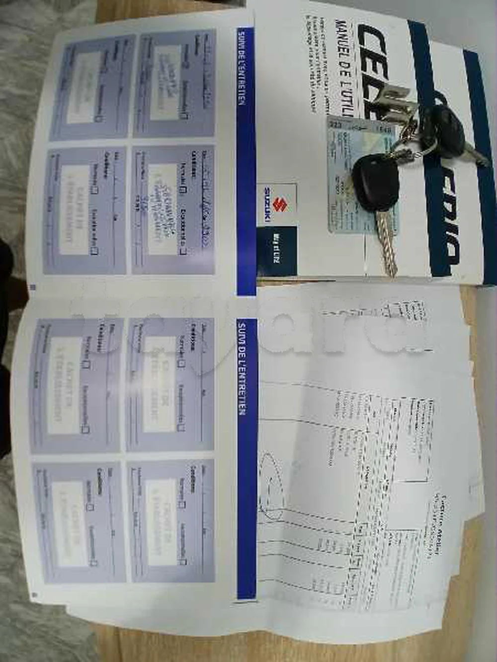 Carte voiture Suzuki Celerio