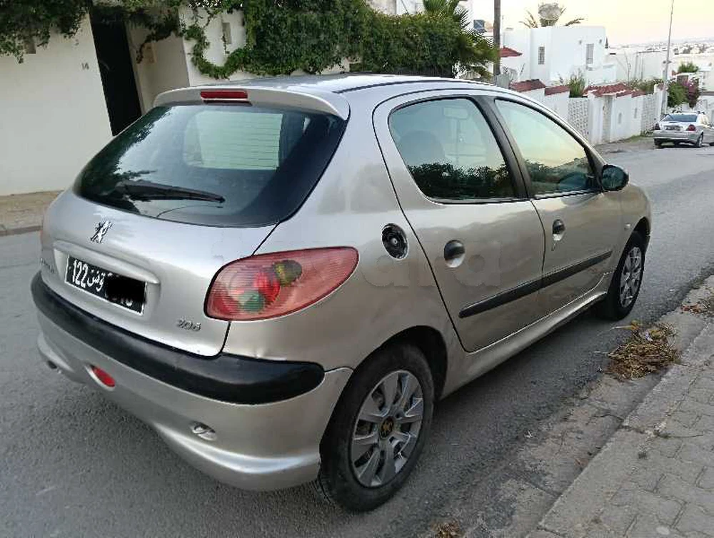 Carte voiture Peugeot 206