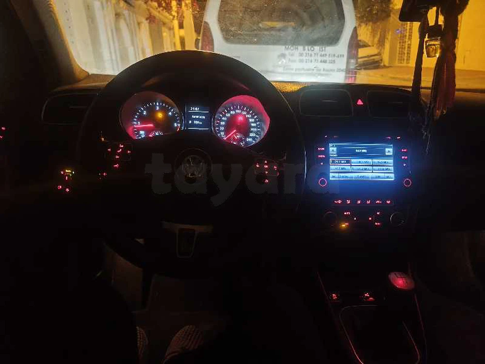 Carte voiture Volkswagen Golf 6