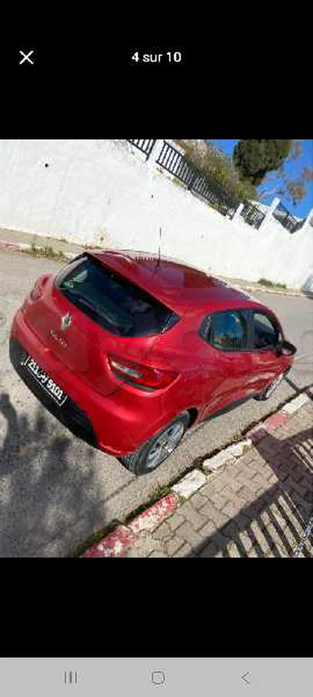 Carte voiture Renault Clio