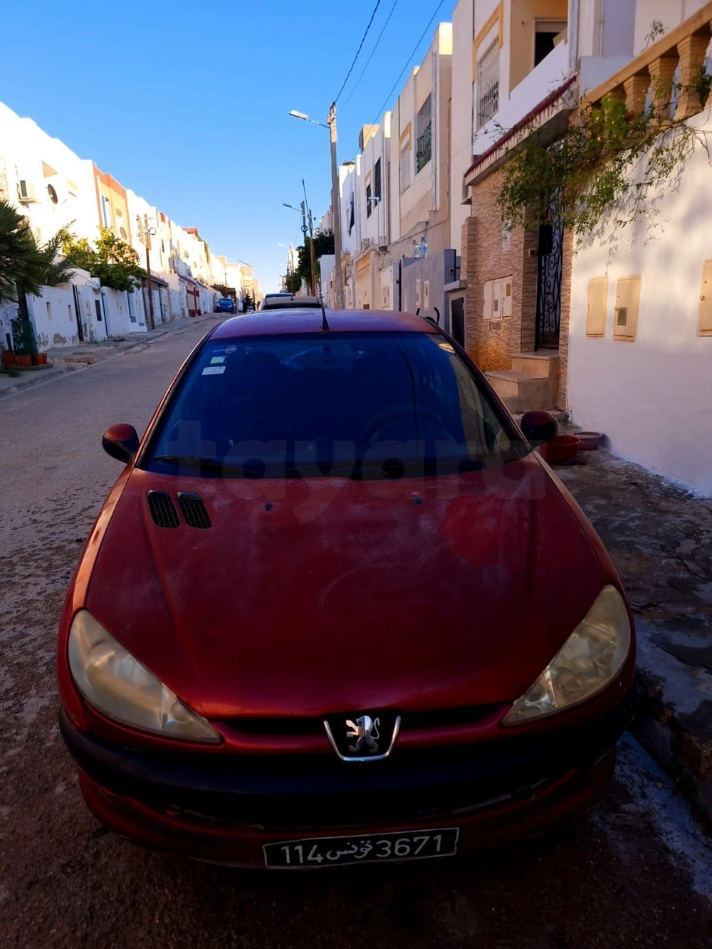 Carte voiture Peugeot 206