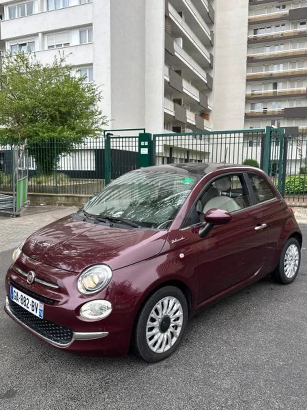 Carte voiture Fiat 500
