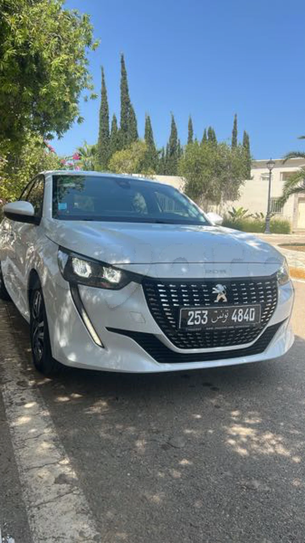 Carte voiture Peugeot 208