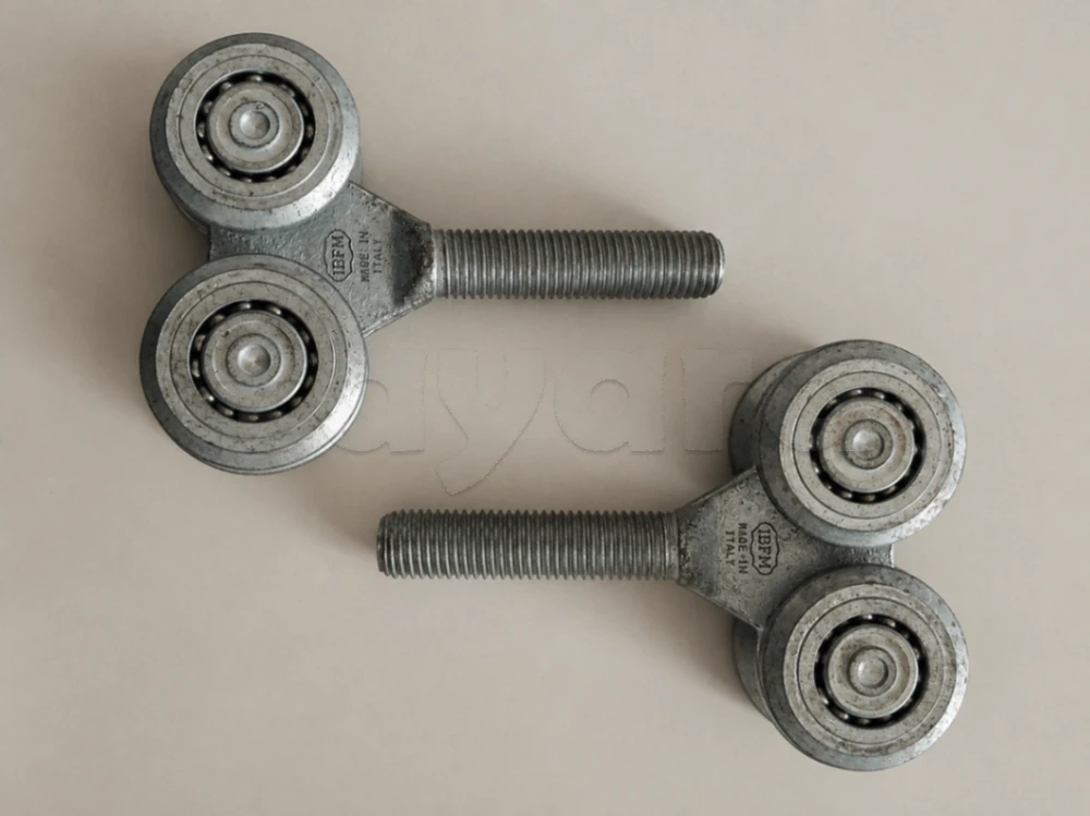 Lot de 2 Chariots IBFM 4 Roues Ø54mm – Portail Coulissant