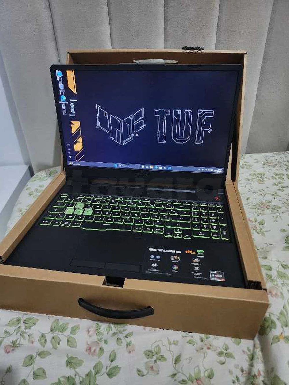 Asus Tuf A15 Gaming Ryzen 7 7435HS , 16Gb Ram , 512Gb SSD , RTX 2050 4Gb