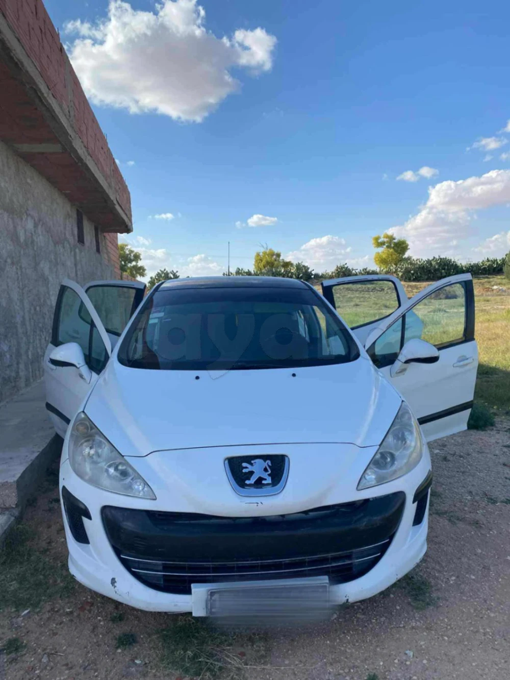 Carte voiture Peugeot 308