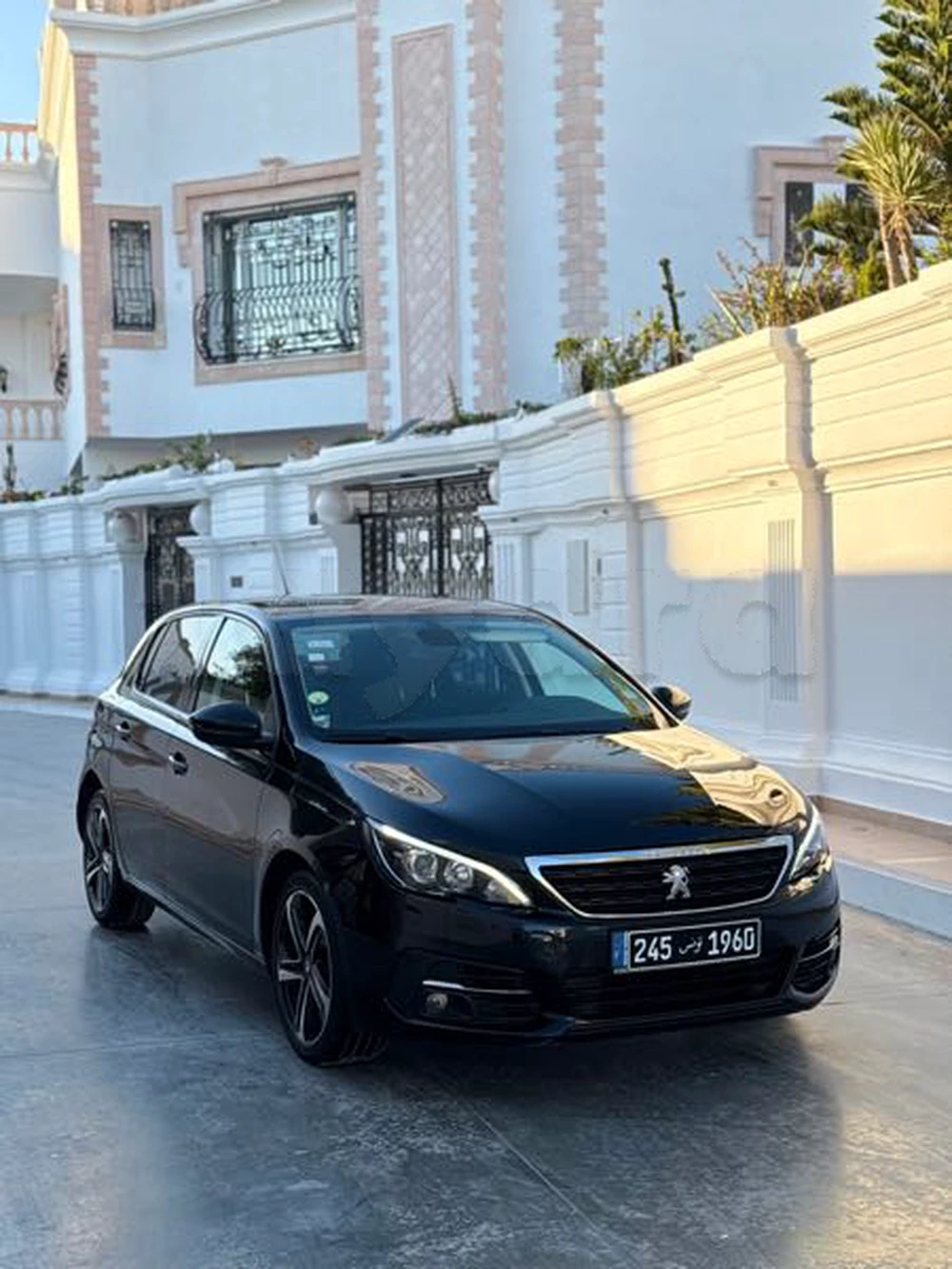 Carte voiture Peugeot 308