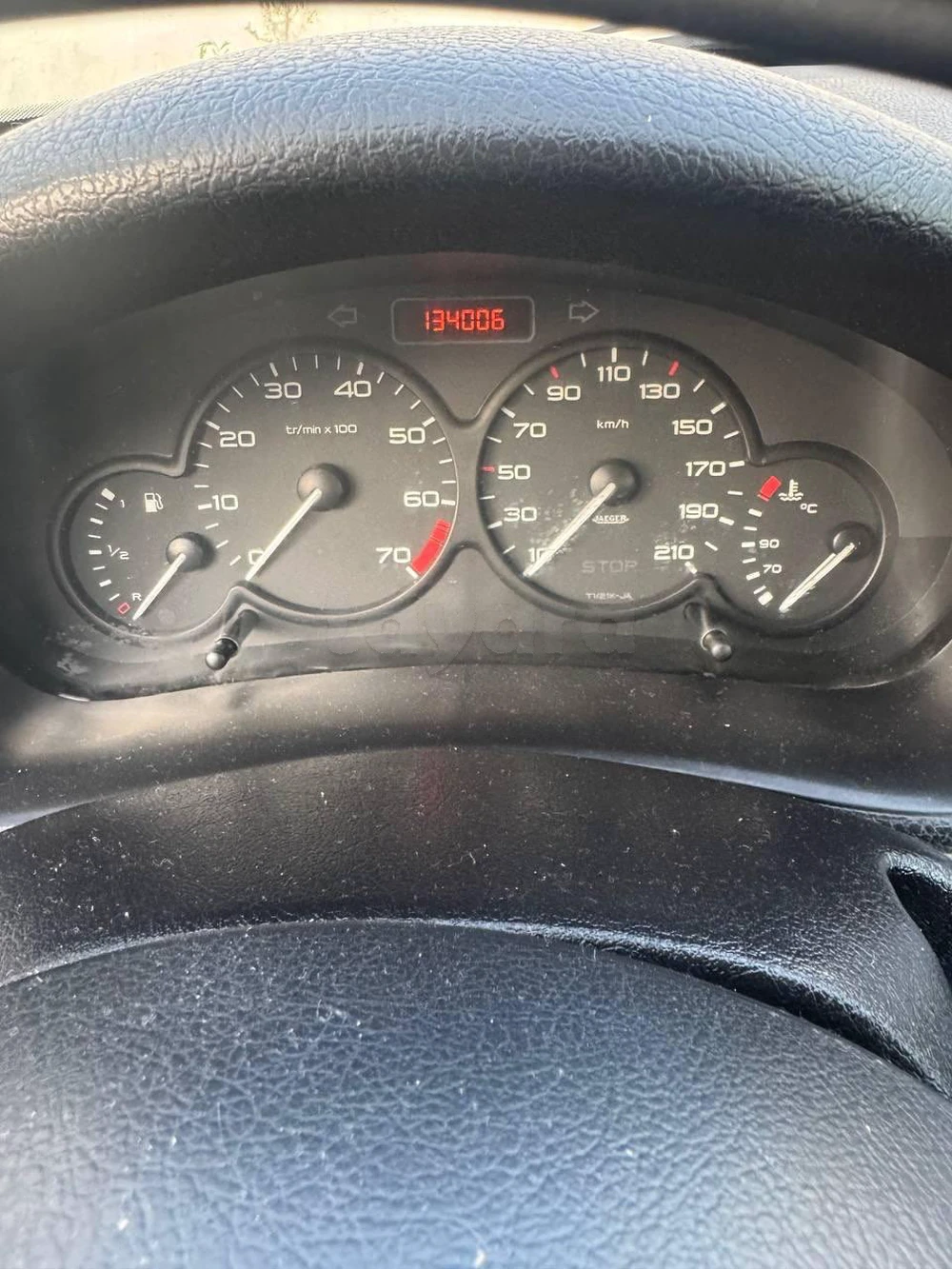 Carte voiture Peugeot 206