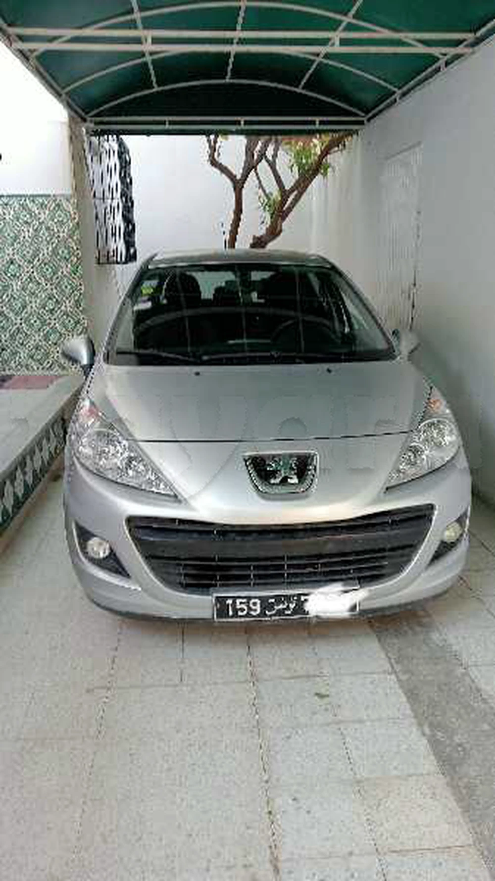 Carte voiture Peugeot 207