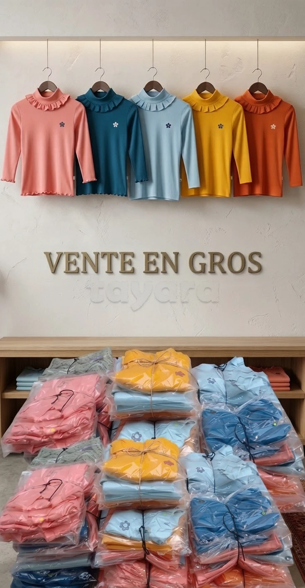 Vente en gros pull enfant fille
