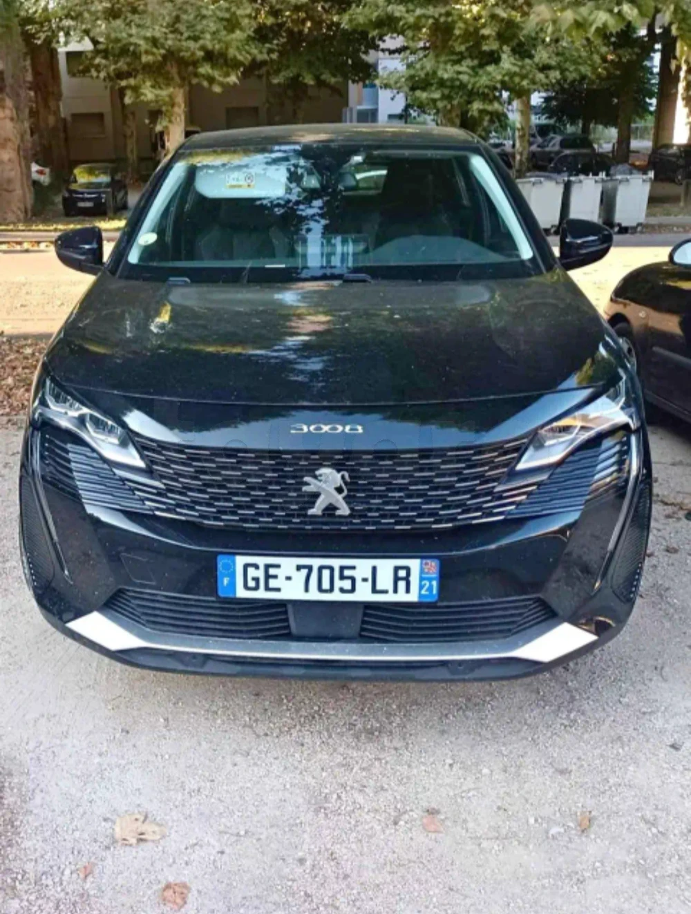 Carte voiture Peugeot 3008