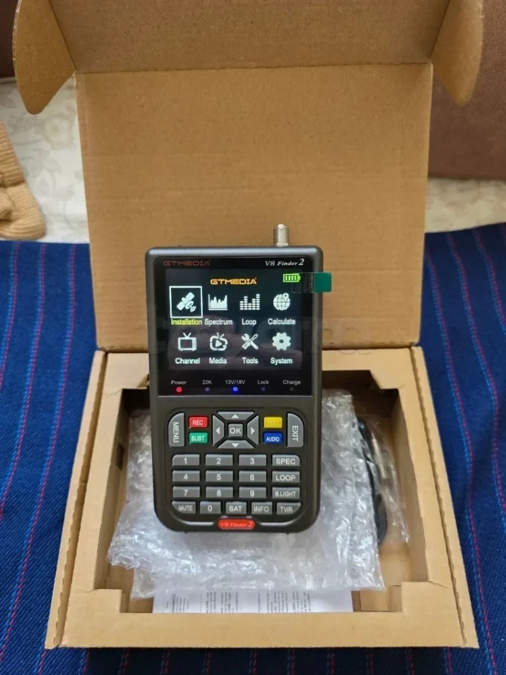 Sat finder HD DVB-S2X dans l'emballage importe Allemagne