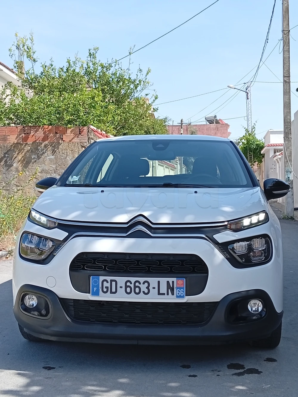 Carte voiture Citroen C3