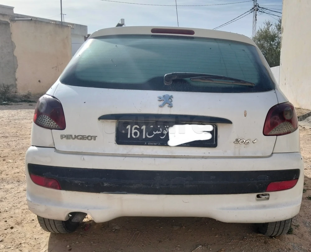 Carte voiture Peugeot 206+