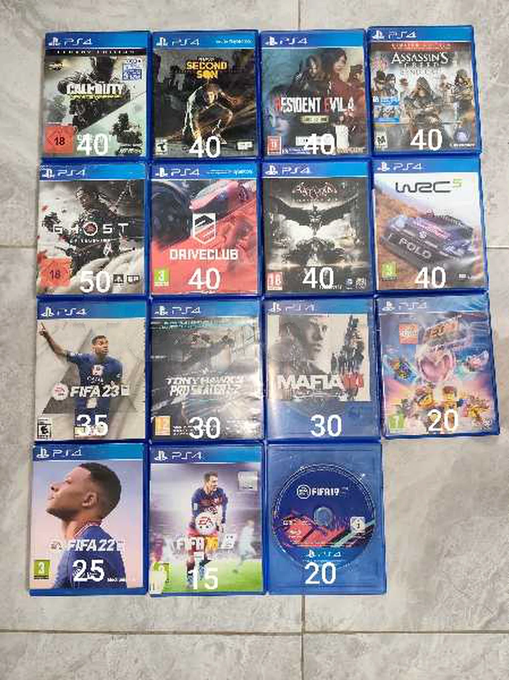 15 CD PS4