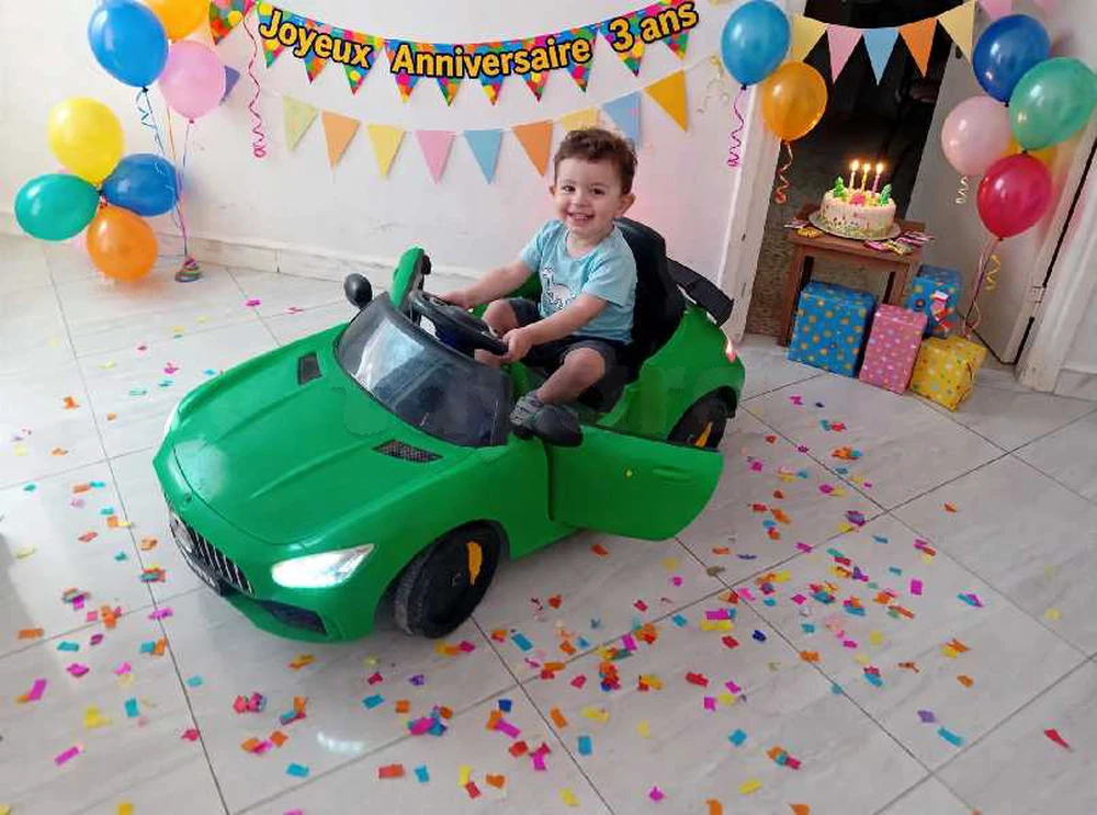 voiture enfant double moteur